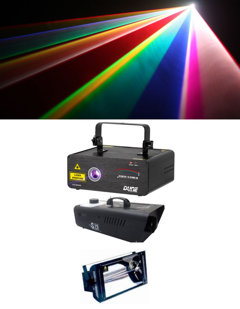Hire High powered Laser, Fog and Strobe, hire Smoke Machines, near Campbelltown